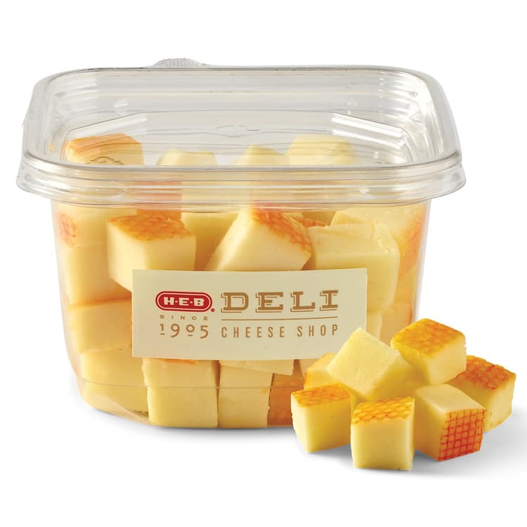 H-E-B Muenster Cheese Cubes