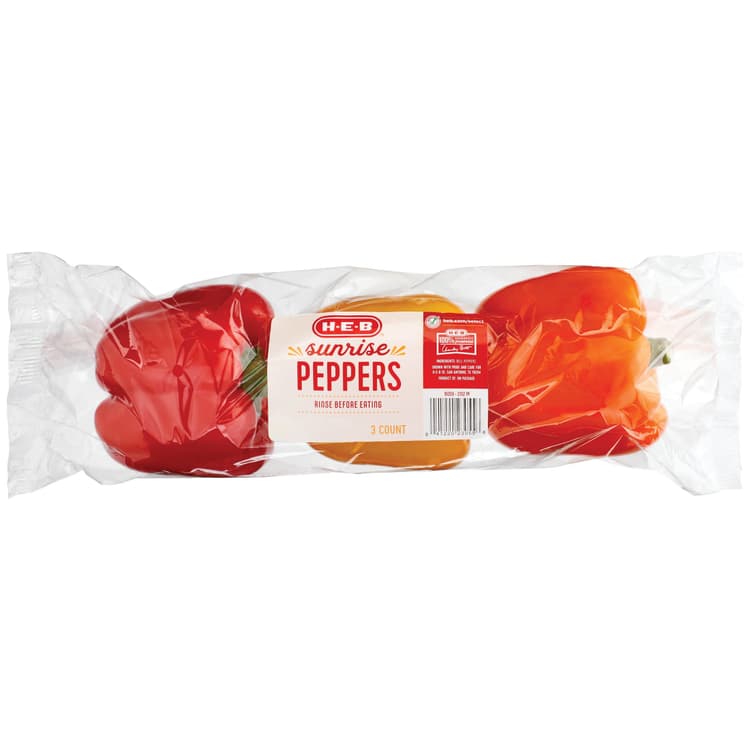 H-E-B Fresh Sunrise Bell Peppers