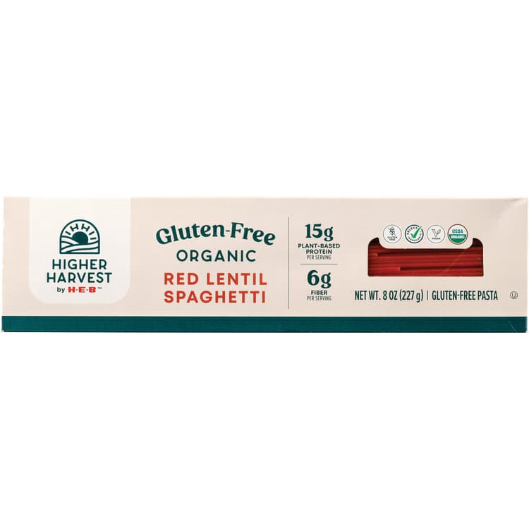H-E-B Organics Gluten-Free Red Lentil Spaghetti