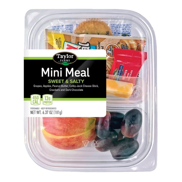 Taylor Farms Sweet & Salty Mini Meal Snack Tray With Fresh Fruit