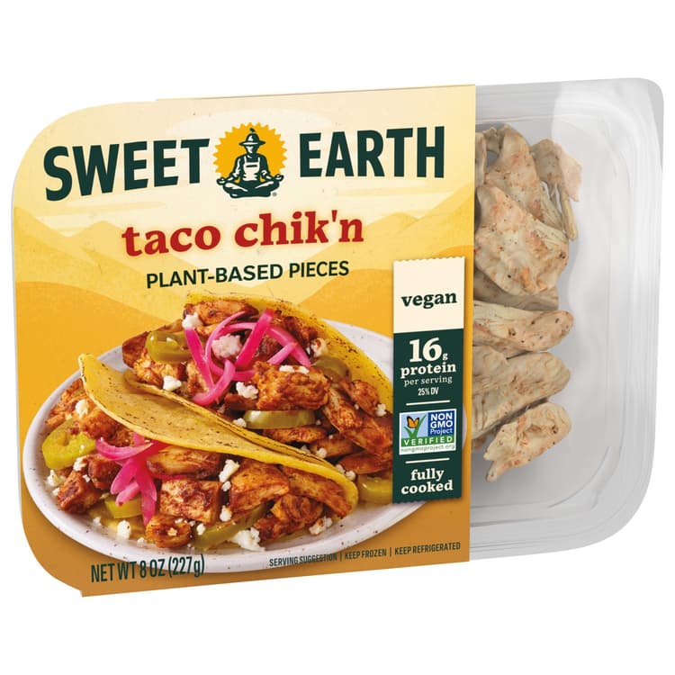 Sweet Earth Plant Based Shredded Seasoned Taco Chikn