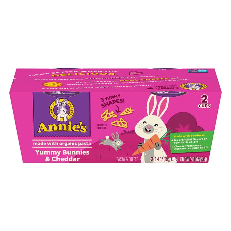 Annies Yummy Bunnies & Cheddar Mac & Cheese Cup