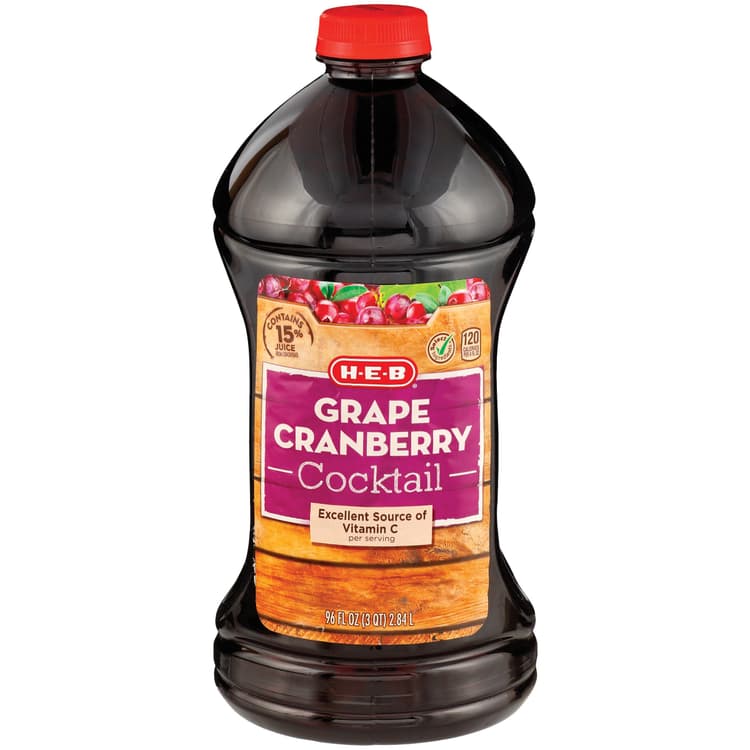H-E-B Grape Cranberry Juice Cocktail