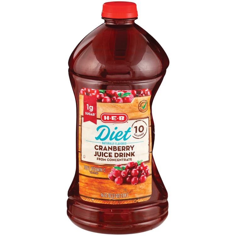 H-E-B Diet Cranberry Juice Drink