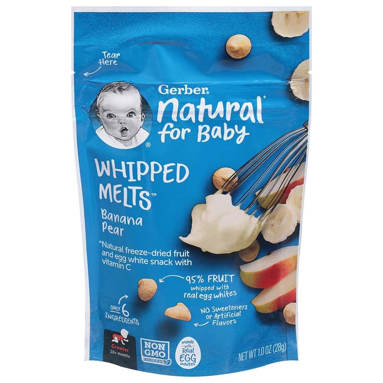 Gerber Natural Whipped Melt Banana Pear