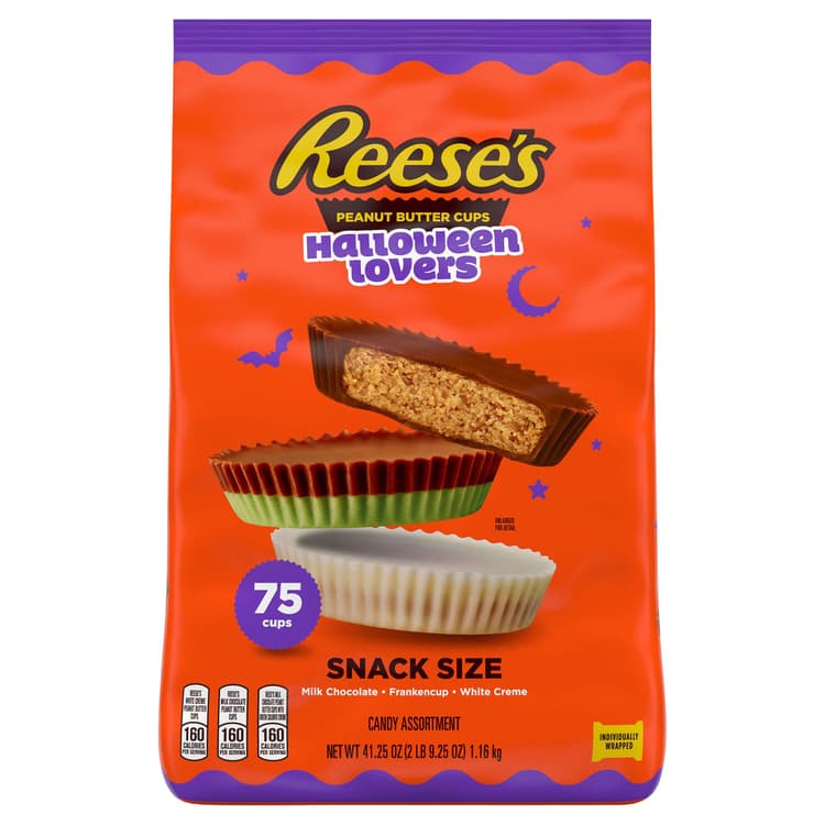 Reeses Assorted Peanut Butter Snack Size Halloween Candy