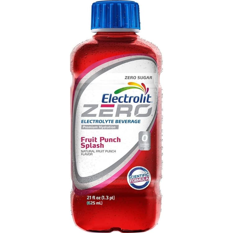 Electrolit Zero Fruit Punch Splash Electrolyte Beverage