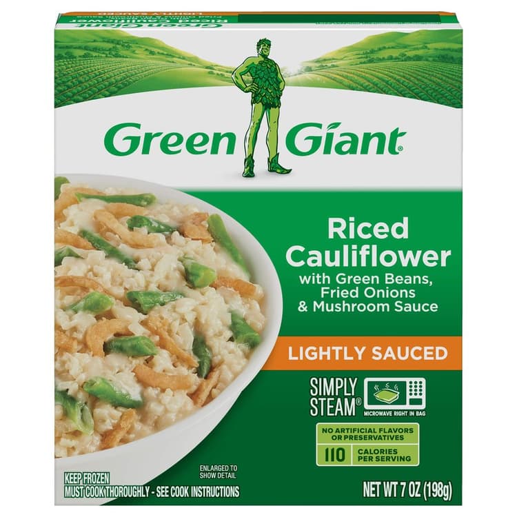 Green Giant Simply Steam Riced Veggies Riced Cauliflower Casserole