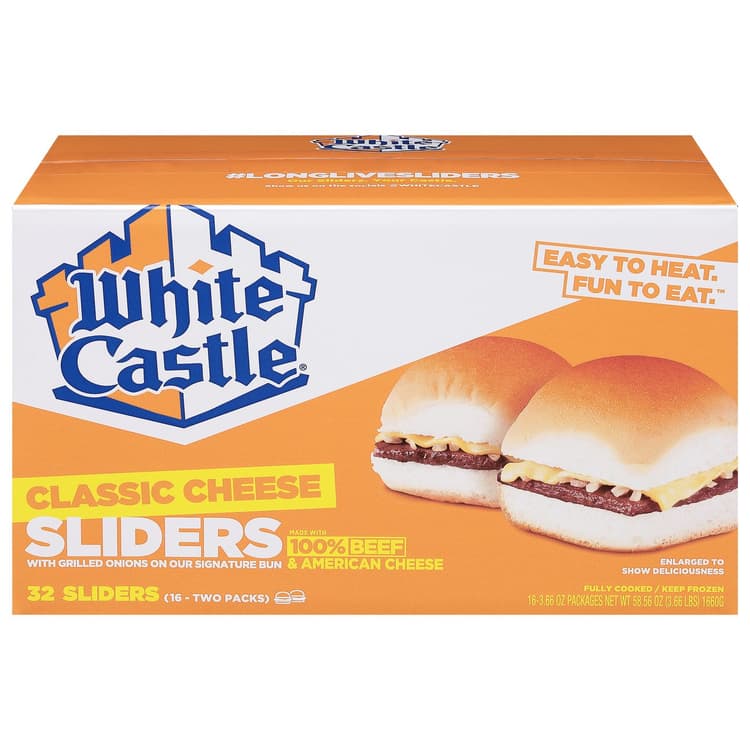 White Castle Microwaveable Classic Cheeseburgers