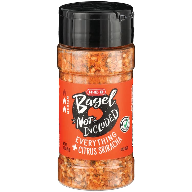 H-E-B Bagel Not Included Spice Blend - Everything + Citrus Sriracha