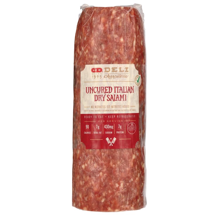 H-E-B Deli Sliced Uncured Italian Dry Salami