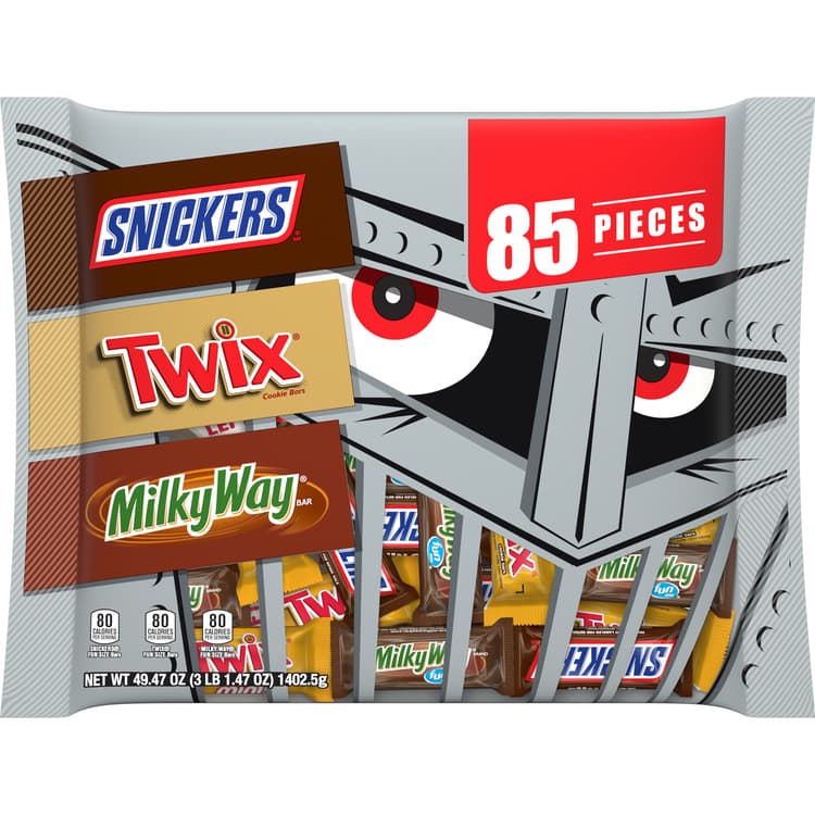 Snickers Twix & Milky Way Chocolate Variety Pack Halloween Candy Bars