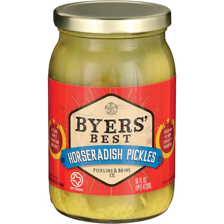 Byers' Best Horseradish Pickles