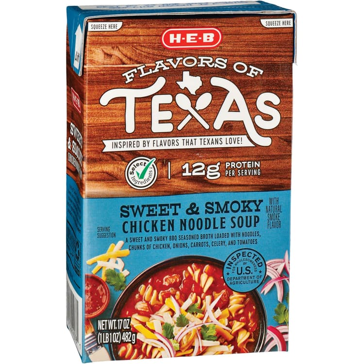 H-E-B Sweet & Smoky Chicken Noodle Soup