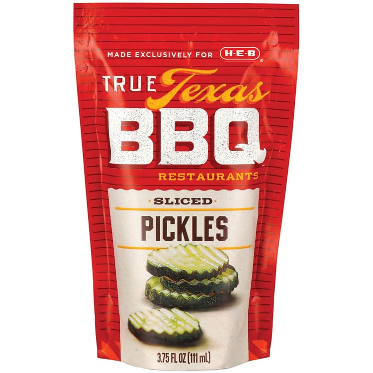 H-E-B True Texas Bbq Slice Pickles