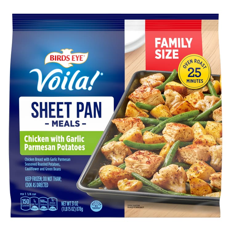 Birds Eye Chicken With Garlic Parmesan Potatoes Sheet Pan Meals Family Size
