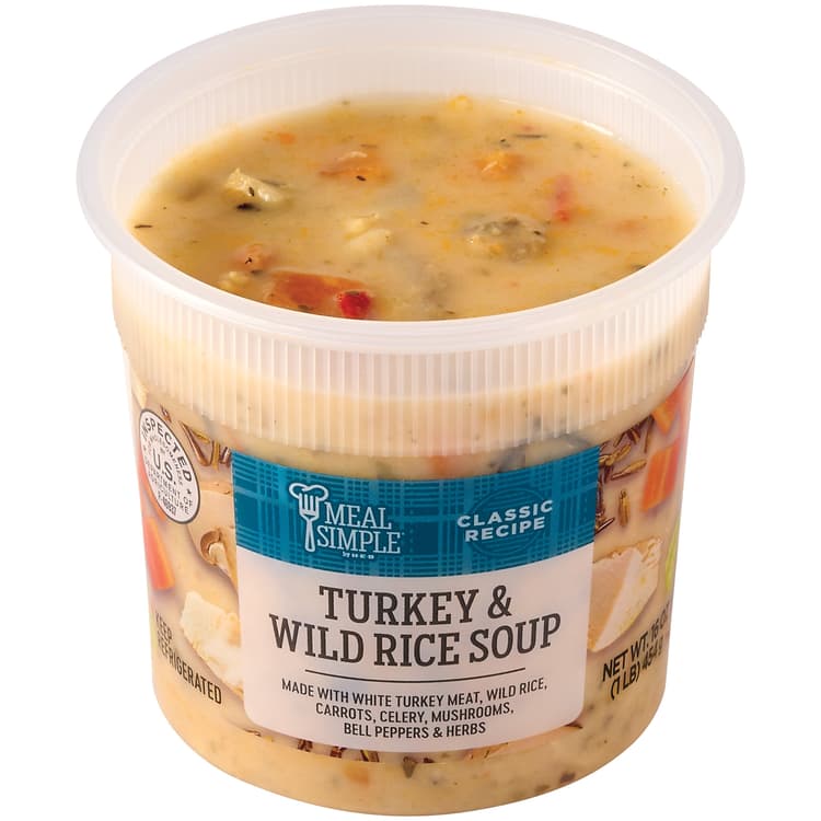 Meal Simple By H-E-B Turkey & Wild Rice Soup