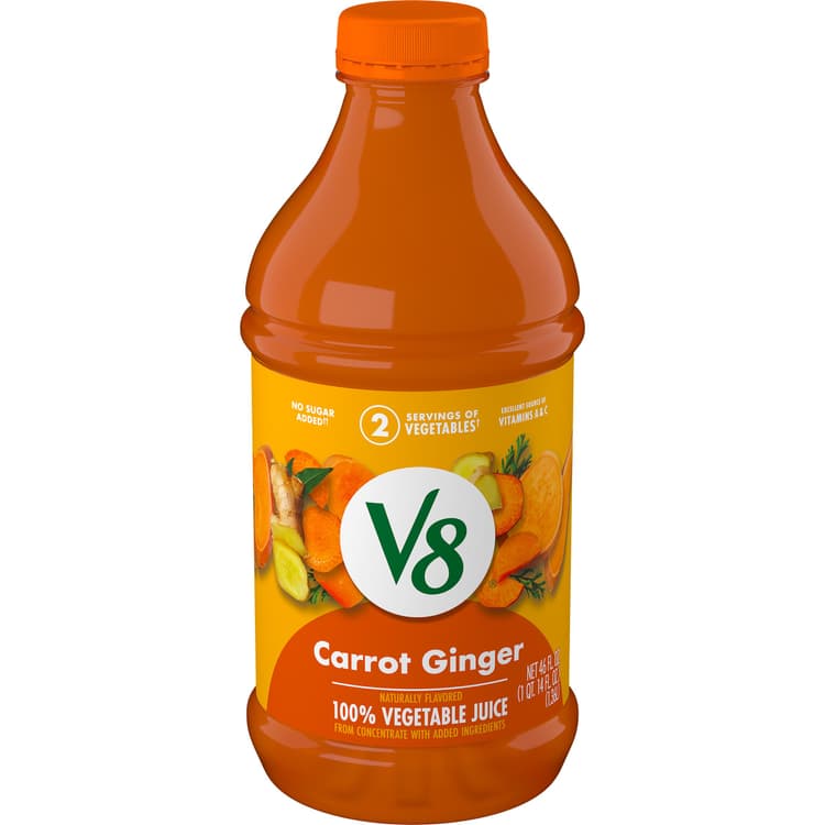 V8 Carrot Ginger Vegetable Juice