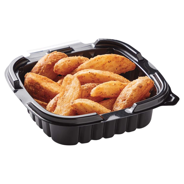 Meal Simple By H-E-B Seasoned Wedge Fries - Small (Sold Hot