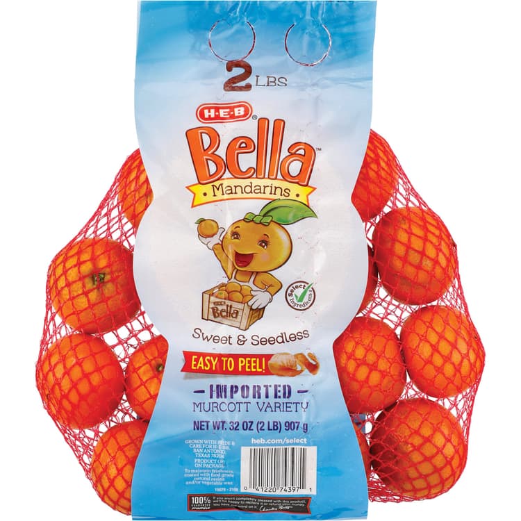 H-E-B Select Ingredients Bella Mandarins
