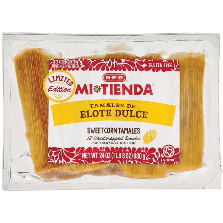 H-E-B Mi Tienda Sweet Corn Tamales De Elote Dulce