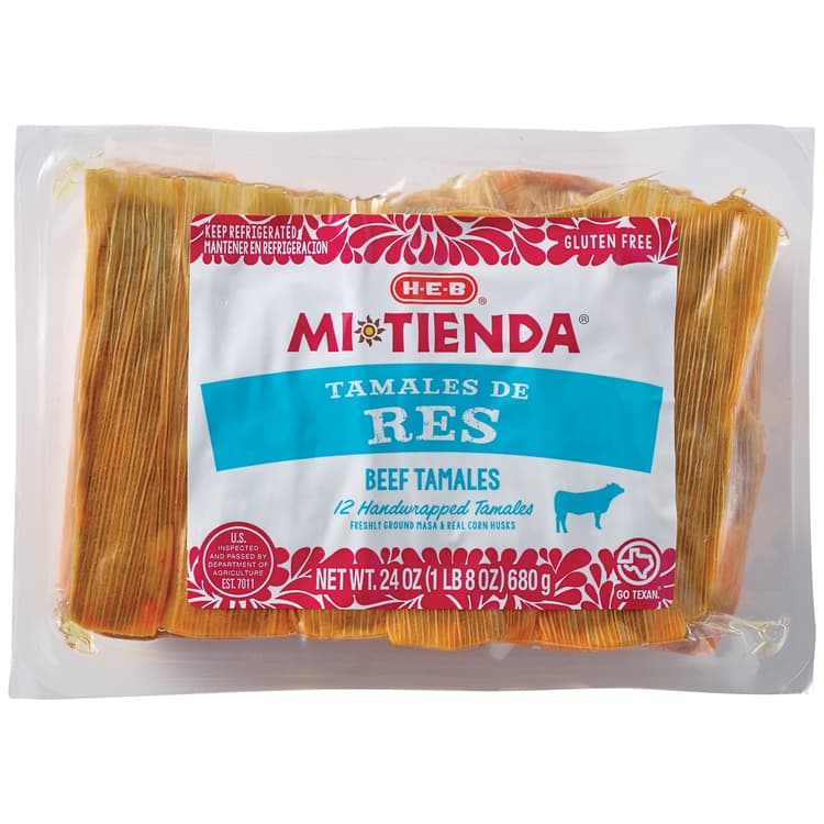 H-E-B Mi Tienda Beef Tamales De Res