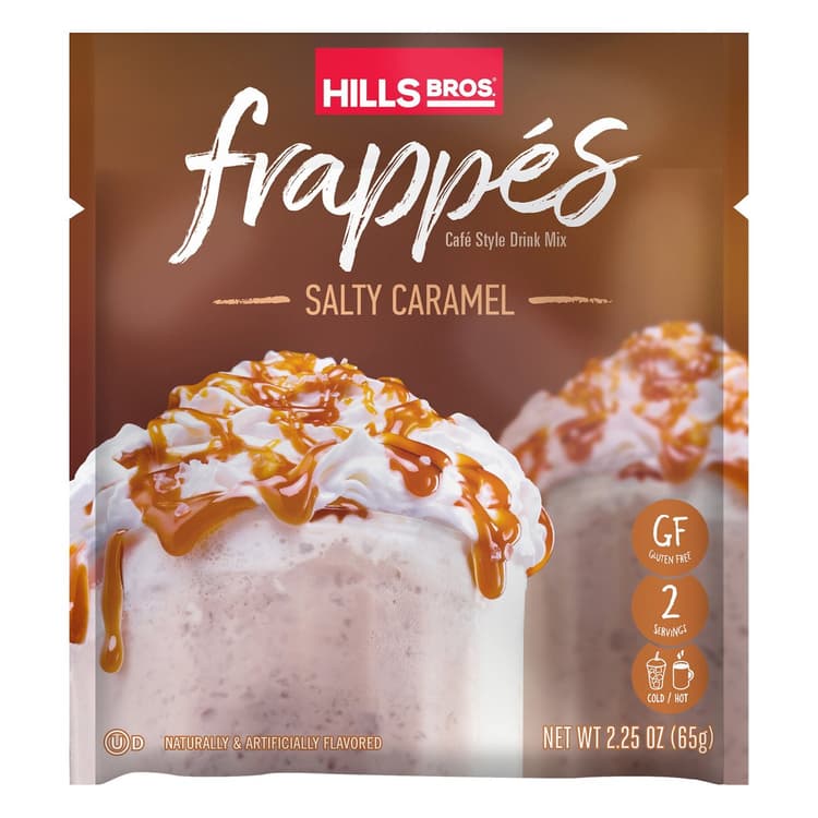 Hills Bros. Frappes Salty Caramel Cafe Style Drink Mix