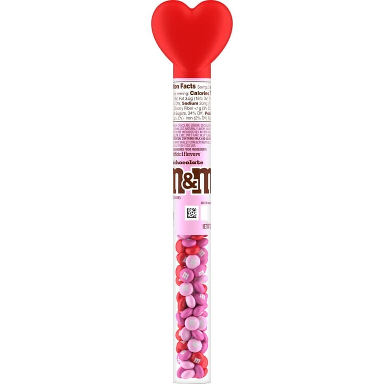 M&M'S Milk Chocolate Valentine Heart Candy Cane