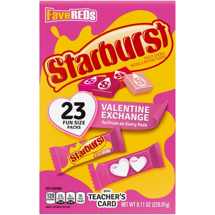 Starburst Watermelon, Cherry, Strawberry, & Fruit Punch Fruit Chews