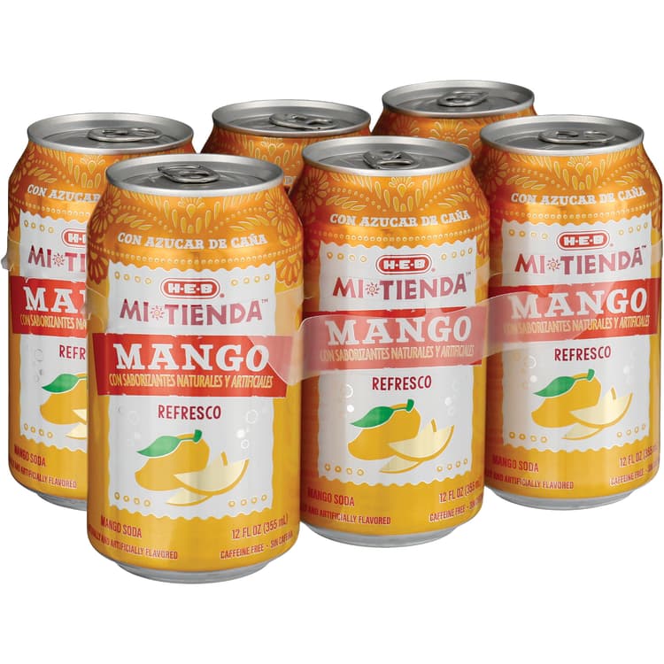 H-E-B Mi Tienda Mango Refresco Soda