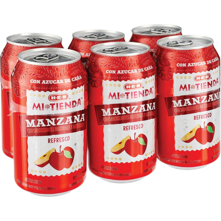 H-E-B Mi Tienda Manzana Refresco Soda