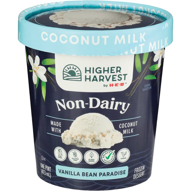 Higher Harvest By H-E-B Non-Dairy  Dessert - Vanilla Bean Paradise
