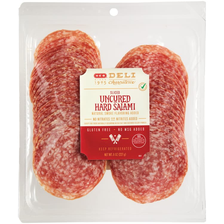 H-E-B Sliced Hard Salami