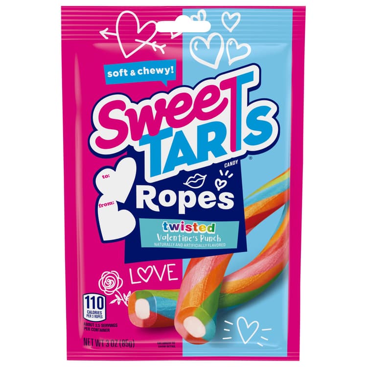 Sweetarts Twisted Valentine'S Punch Rope Candy