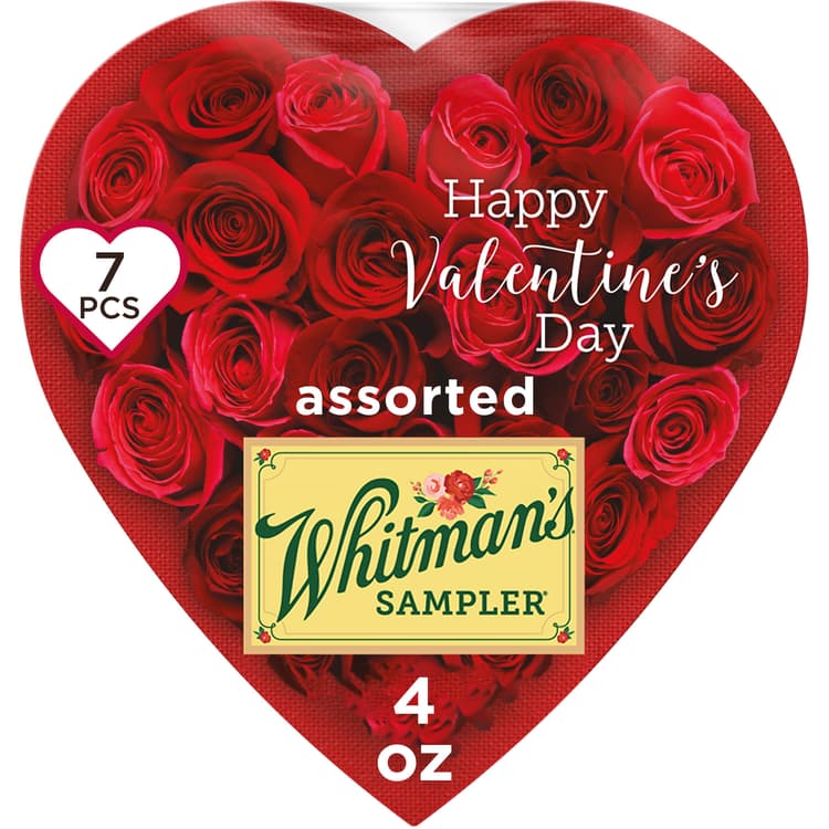Whitman'S Sampler Assorted Chocolates Valentine'S Heart Gift
