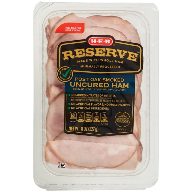 H-E-B Reserve Post Oak Smoked Uncured Ham