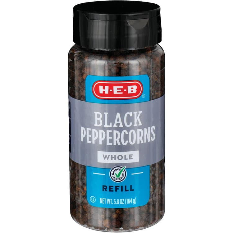 H-E-B Whole Black Pepper Refill