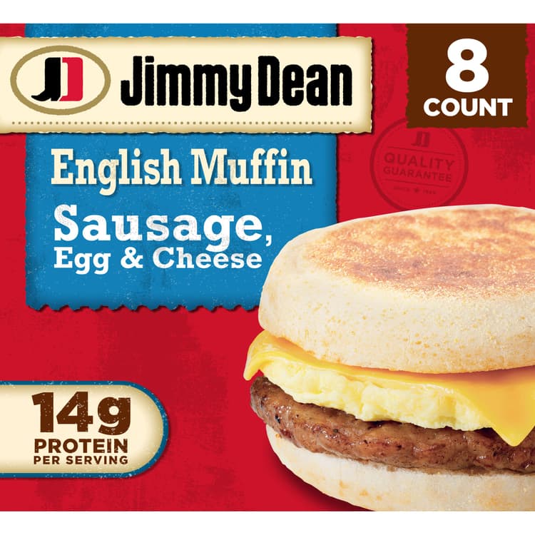 Jimmy Dean Sausage Egg  Cheese English Muffin Sandwiches