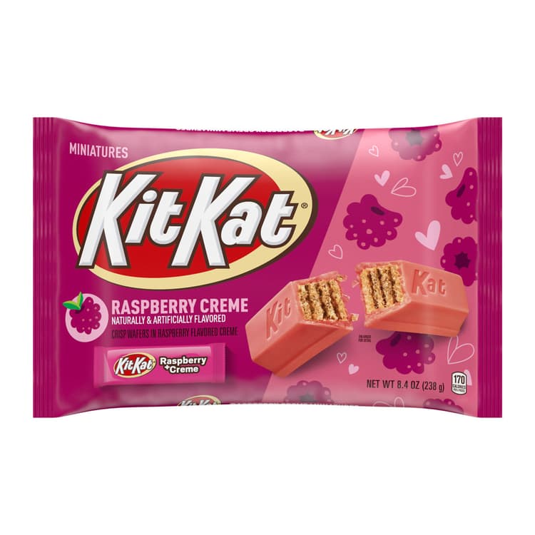 Kit Kat Raspberry Creme Miniatures Valentine'S Candy