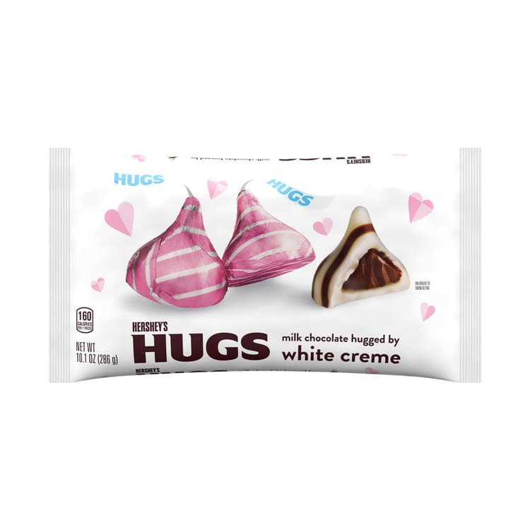 Hershey'S Valentines White Creme & Milk Chocolate Hugs