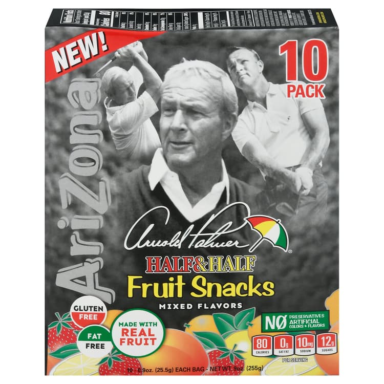 Arizona Arnold Palmer Half & Half Fruit Snacks, Mixed Flavors