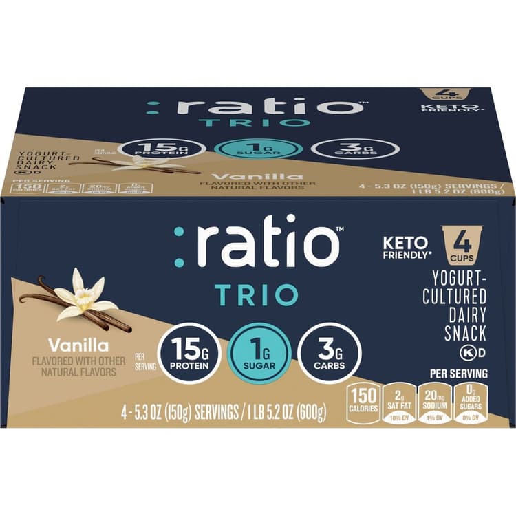 :Ratio Keto Friendly Vanilla Yogurt