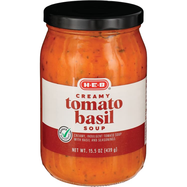 H‑E‑B Indulgent Creamy Tomato Basil Soup