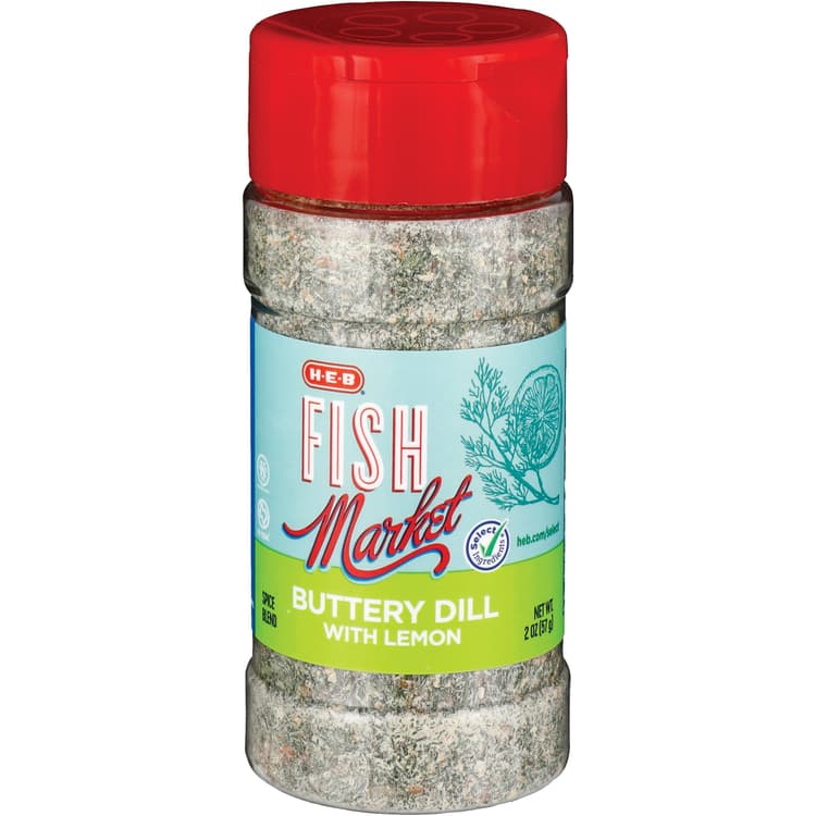 H-E-B Fish Market Buttery Dill Seasoning With Lemon