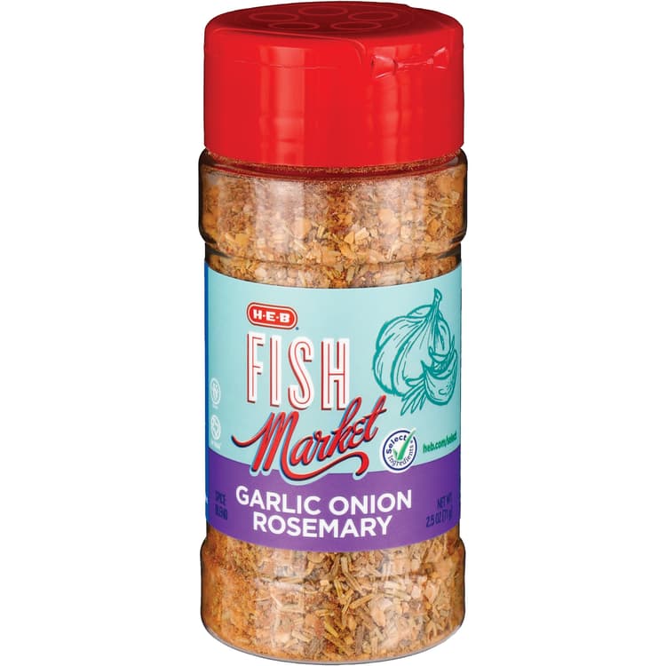 H-E-B Fish Market Garlic Onion Rosemary Seasoning