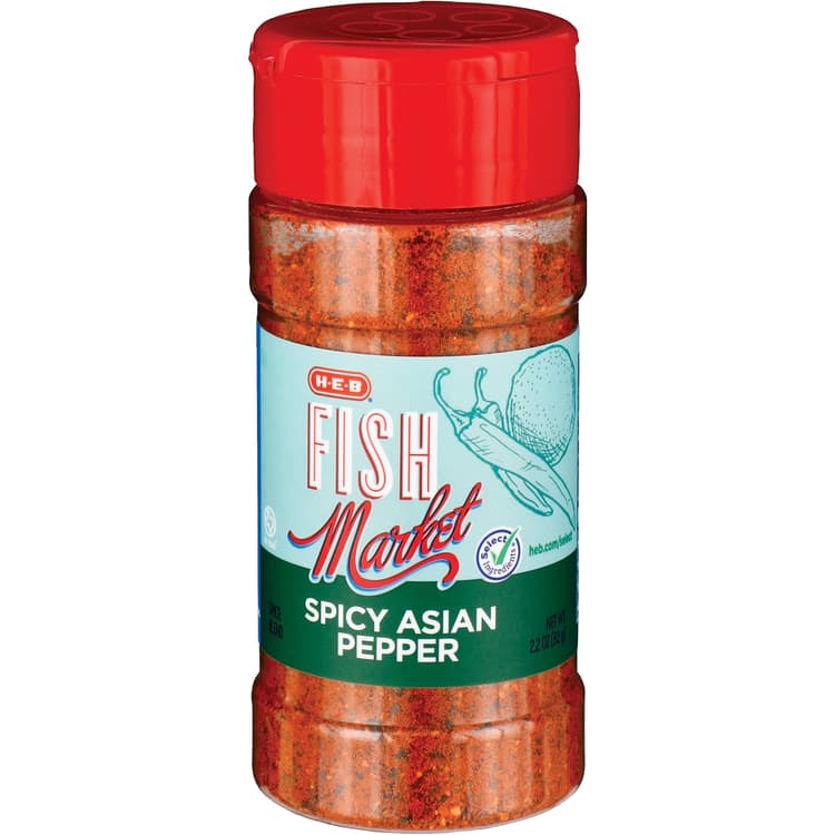 H-E-B Fish Market Spicy Asian Pepper Seasoning