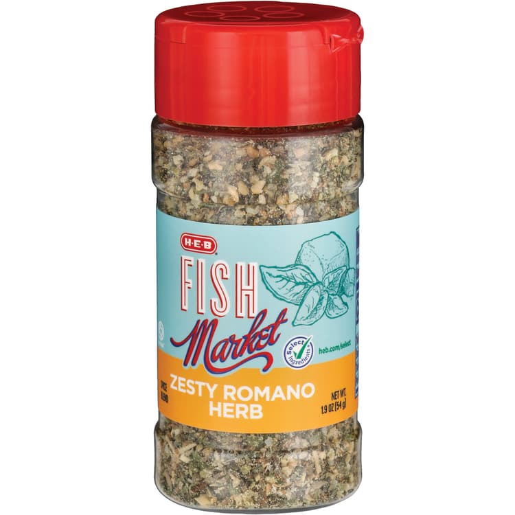 H-E-B Fish Market Zesty Romano Herb Spice Blend