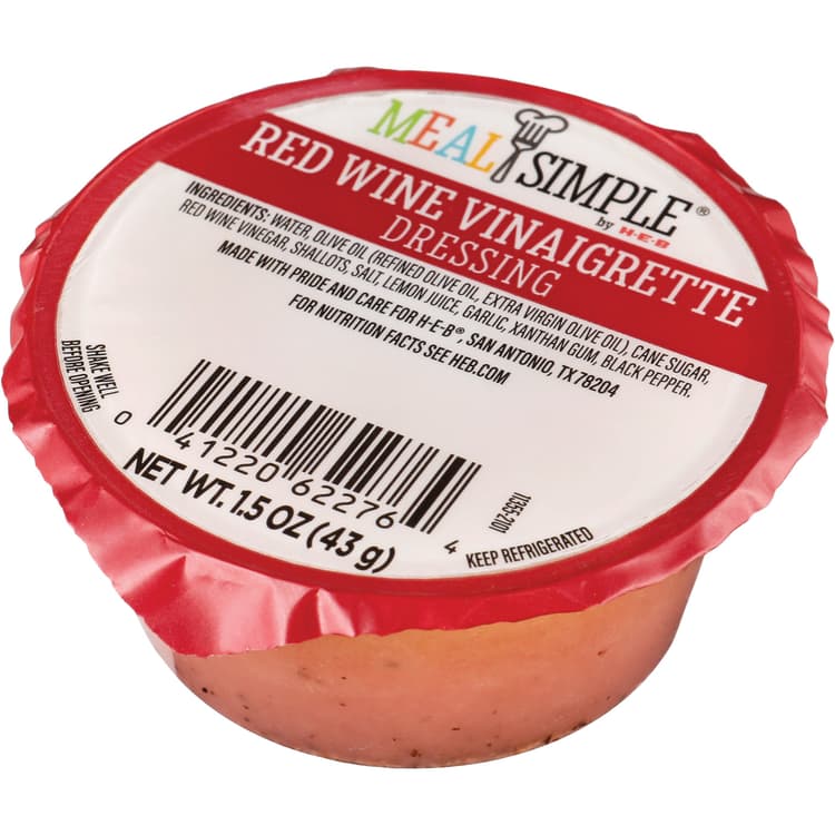 Meal Simple By H-E-B Fresh Red Wine Vinaigrette Salad Dressing