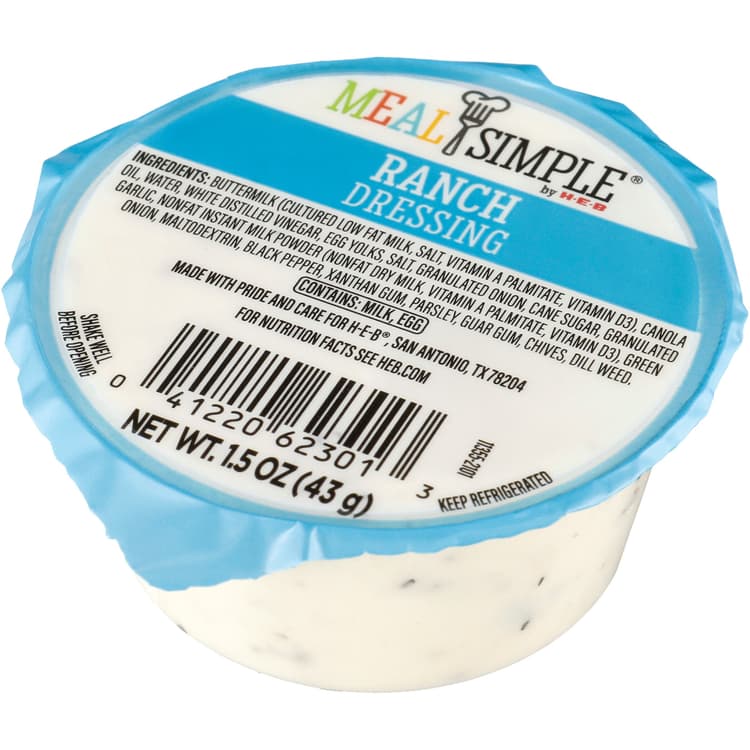 Meal Simple By H-E-B Buttermilk Ranch Salad Dressing (Sold Cold