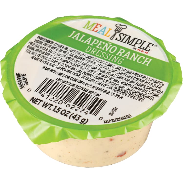 Meal Simple By H-E-B Jalapeno Ranch Salad Dressing (Sold Cold